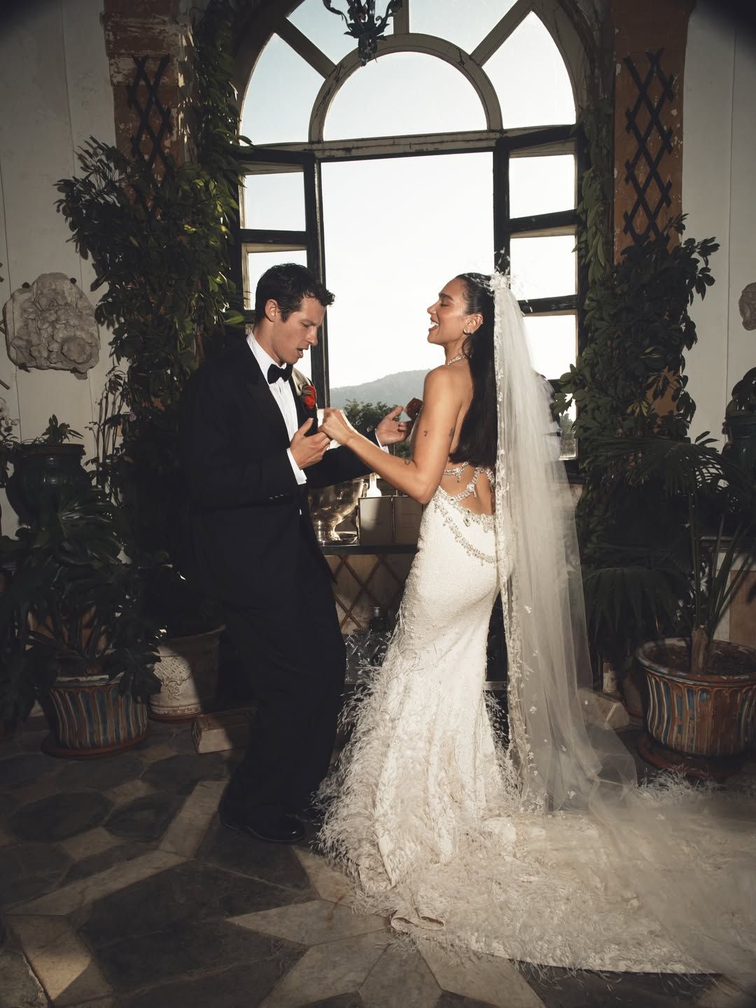 Source-feed image associated with The 5 Dress Silhouettes That Add Up to a Successful Celebrity Wedding