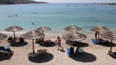 Image from linked report: Man, 82, dies after beach fight with 76-year-old over sunlounger in Greece