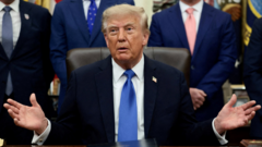 Source-feed image associated with Trump says AI safety fears a 'hoax' as he rejects calls for greater safeguards