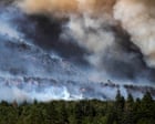 Source-feed image associated with Pilot fighting Colorado wildfire dies as plane crashes into reservoir