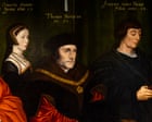 Source-feed image associated with Public given rare access as Thomas More painting goes under microscope