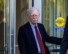 Source-feed image associated with Ex-Trump adviser John Bolton expected to plead guilty in classified information case – US politics live