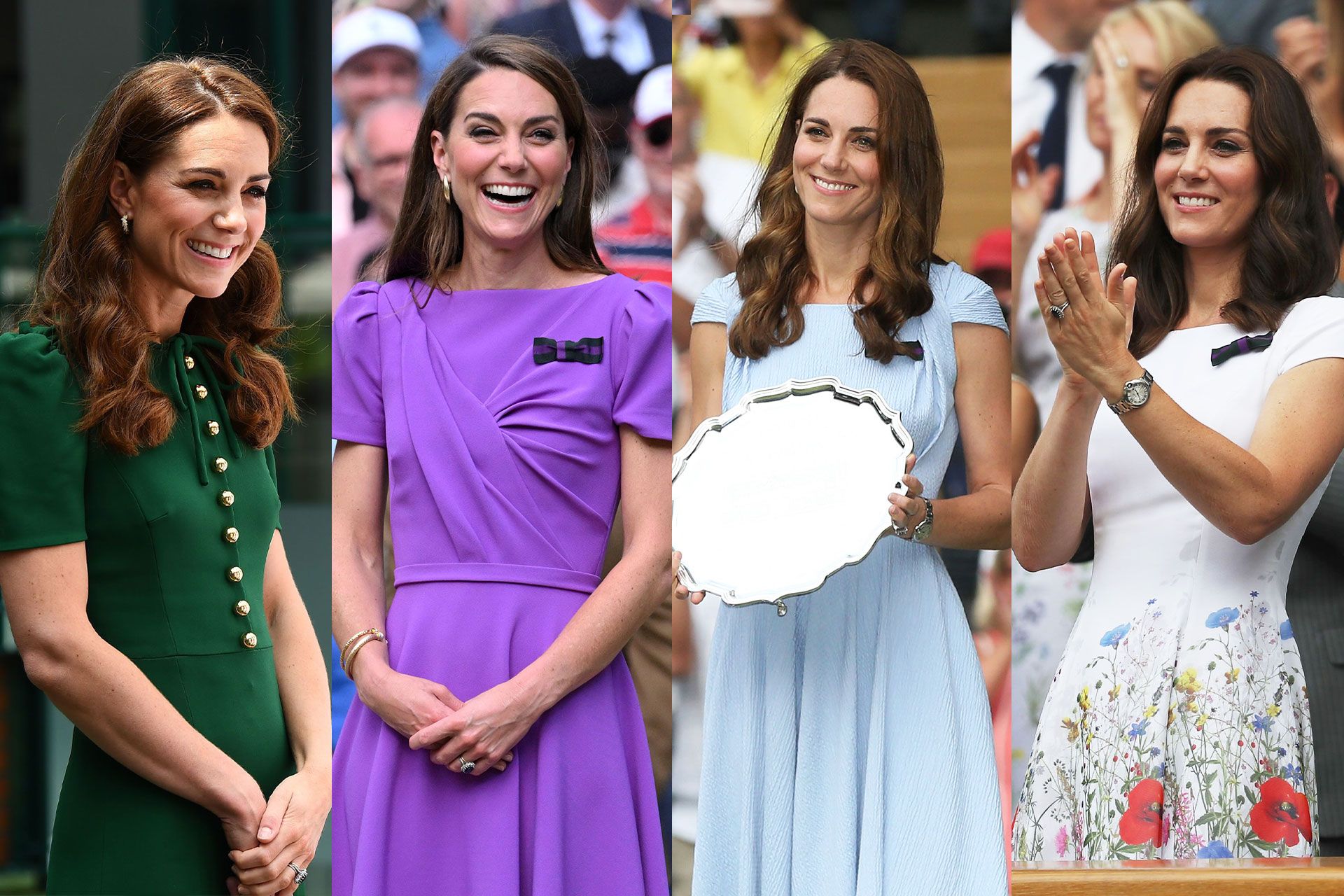 Source-feed image associated with Kate Middleton, the Princess of Wales, Is a Lady in Red at Wimbledon on Finals Weekend
