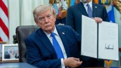 Source-feed image associated with Trump again tries to limit US birthright citizenship with new executive orders