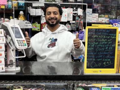 Source-feed image associated with WATCH: This deli manager motivates kids for school
