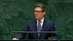 Image from linked report: Watch: Key moments from Andy Burnham's first UN speech