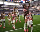 Source-feed image associated with USA bulldoze Paraguay as co-hosts romp to victory in World Cup opener