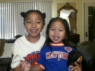 Source-feed image associated with WATCH: Knicks superfans celebrate at kids ticker tape celebration