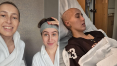 Source-feed image associated with Identical twin given six months to live says leaving sister is 'unthinkable'