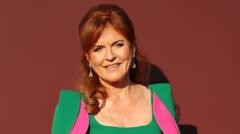 Source-feed image associated with Sarah Ferguson expected back in the UK 'shortly', source says