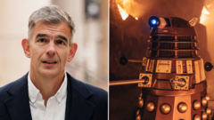 Source-feed image associated with BBC 'working hard' on future of Doctor Who, new BBC director general says
