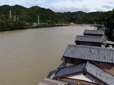 Source-feed image associated with Heavy rain from tropical storm raises flood risks in the Tokyo region