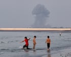 Source-feed image associated with US military announces another wave of strikes against Iran as Trump says ‘they better behave’ – Middle East crisis live