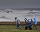 Image from linked report: Power outages and flooded roads as major storm bears down on US north-east