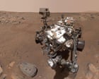 Source-feed image associated with Nasa rover detects potential signatures of ancient microbial life on Mars