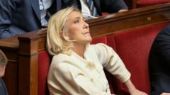 Source-feed image associated with Moment of destiny for France's Le Pen in verdict to decide her future in presidential race