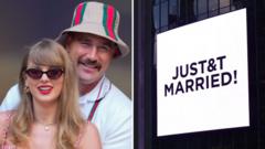 Source-feed image associated with From 'a beautiful night' to 'world's greatest hangover', guests react to Taylor and Travis's wedding