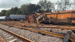 Source-feed image associated with Rail companies sued for £5m over oil spill caused by derailment