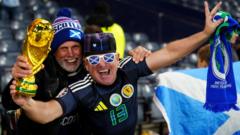 Source-feed image associated with 'It's all they're talking about': Scotland gripped by football fever