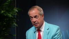 Source-feed image associated with Nigel Farage tells BBC he 'wasn't listening' during foreign donor talks filmed undercover
