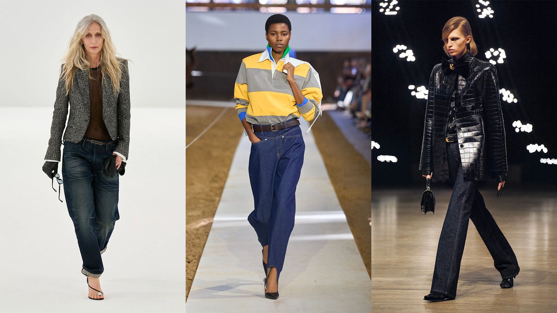 Source-feed image associated with 9 Runway-Inspired Denim Looks to Try This Fall