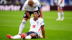Source-feed image associated with England handed reality check by Ghana but remain in strong position after 0-0 draw