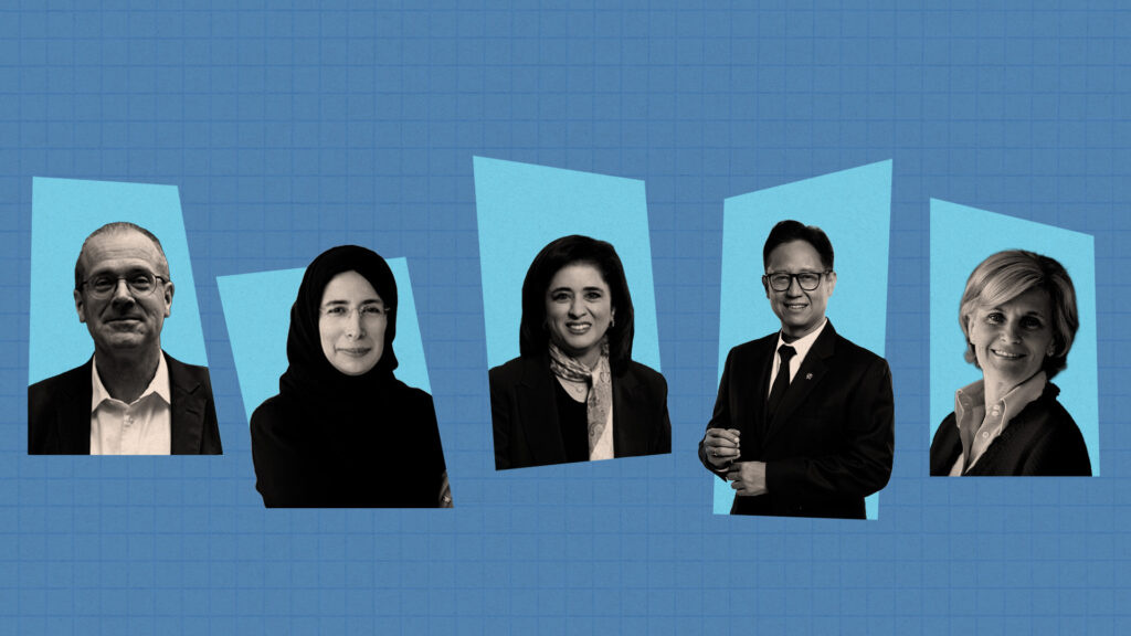 Image from linked report: At least five candidates vie to become the next WHO leader, as questions over U.S. role loom