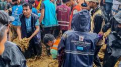 Source-feed image associated with Eight killed after landslide hits girls' school in Bangladesh