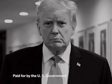 Image from linked report: White House airs more taxpayer-funded ads promoting Trump