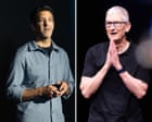 Source-feed image associated with Tim Cook handed $47m package for new role as executive chair of Apple