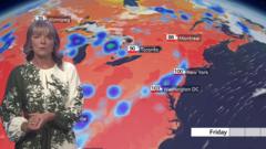 Source-feed image associated with Extreme heat and high humidity hitting north-eastern US