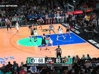 Image from linked report: WATCH: What happened with A'ja Wilson's confrontation with a fan?