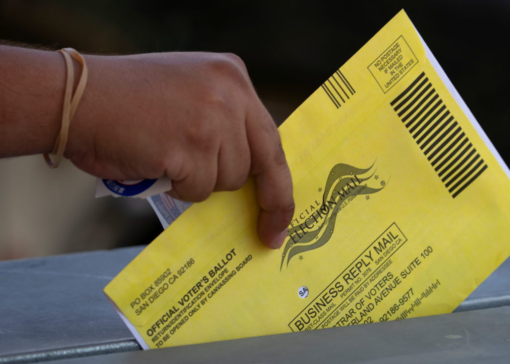 Image from linked report: How Trump's mail voting claims are affecting voters
