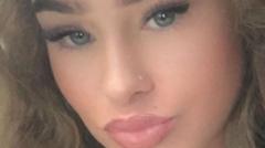 Source-feed image associated with TikTok influencer charged with murdering boyfriend in Dubai