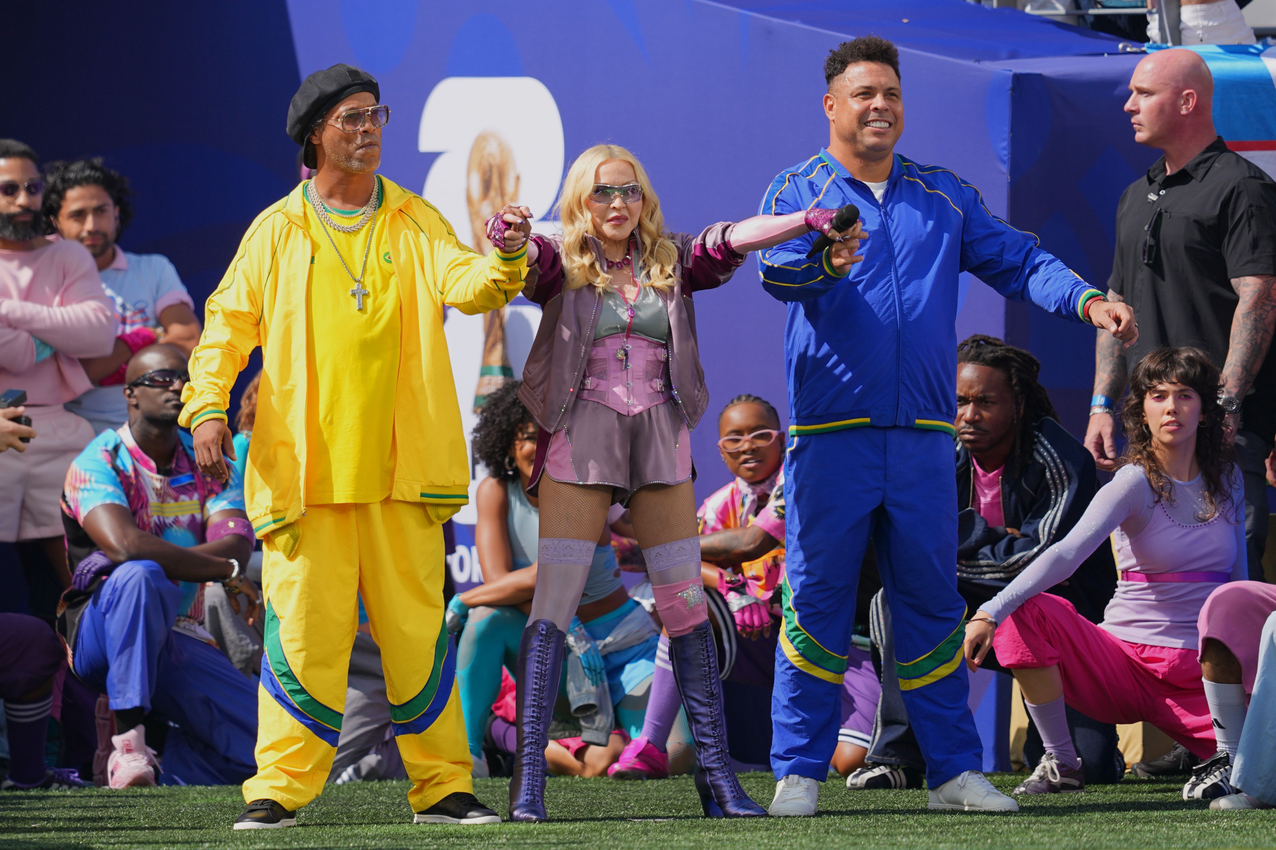 Source-feed image associated with Watch Madonna, the Muppets, and More Perform at 2026 World Cup Final Halftime
