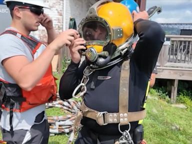 Source-feed image associated with WATCH: Divers save the day for bride-to-be