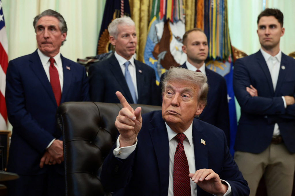 Source-feed image associated with WATCH: Trump touts new nuclear reactors in his push to speed up domestic power