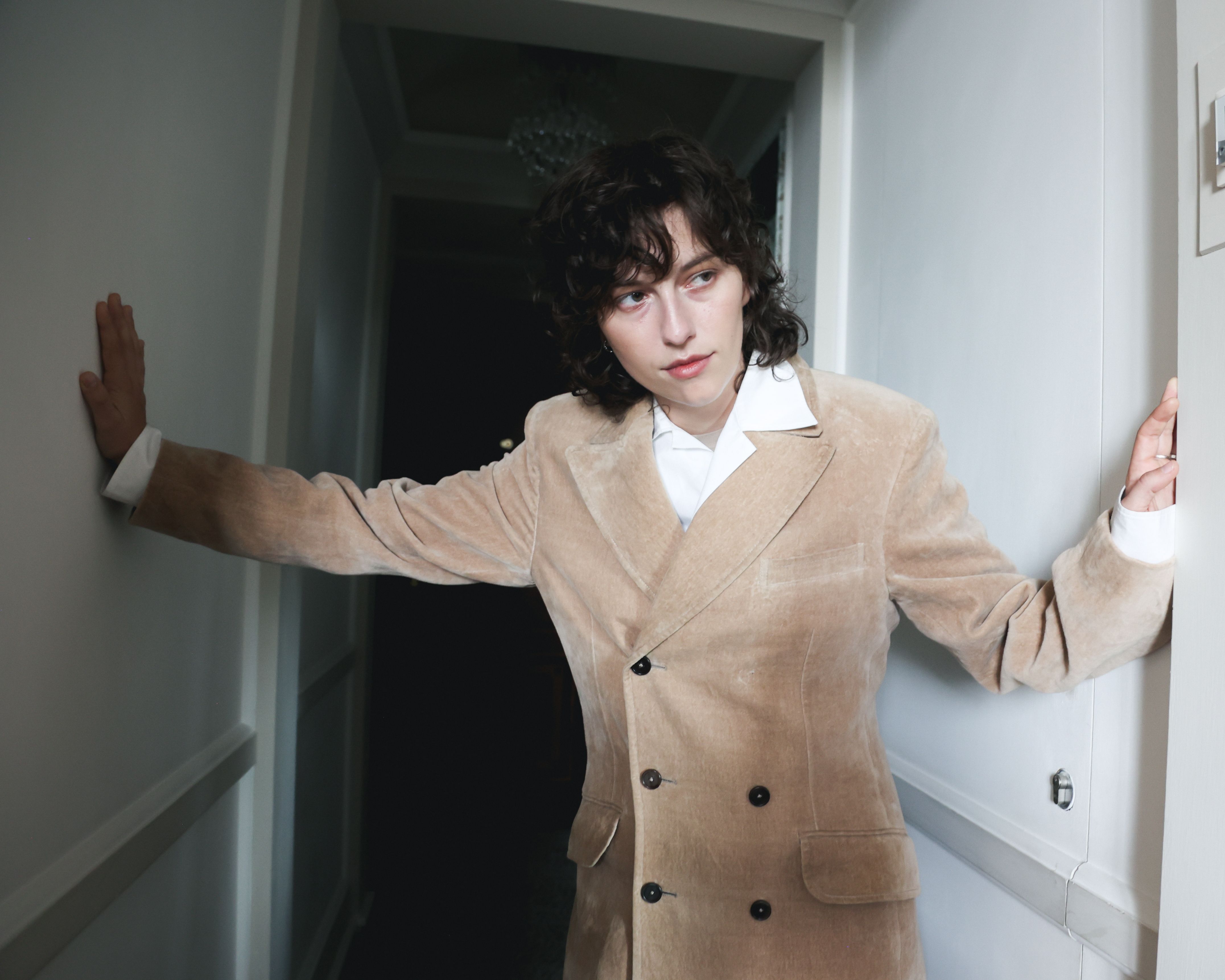 Image from linked report: King Princess Brought Her Mom as Her Plus-One to Jil Sander