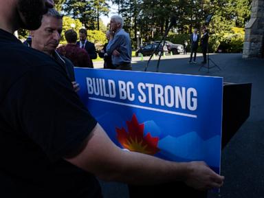 Image from linked report: British Columbia leader calls snap election as premier tells voters to say ‘hell no to Trump’