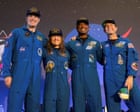 Source-feed image associated with Artemis II crew to receive top US space medal for historic lunar journey