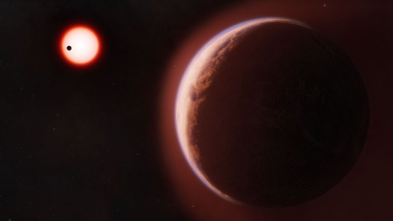 Source-feed image associated with This “exotic weirdo” exoplanet has a rocky surface and an atmosphere