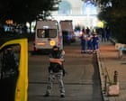 Source-feed image associated with Moscow restaurant bombing kills three people as device carried by woman explodes