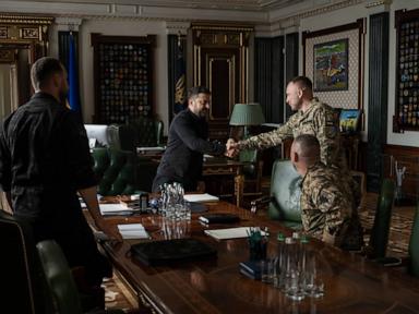 Source-feed image associated with Ukraine overhauls its military top brass for the fight against Russia