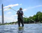 Source-feed image associated with Trump claims ‘vandals’ foiled his $14m bid to revamp DC’s reflecting pool. What actually happened?