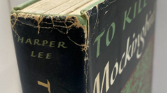 Image from linked report: Harper Lee first edition novel found in Oxfam shop