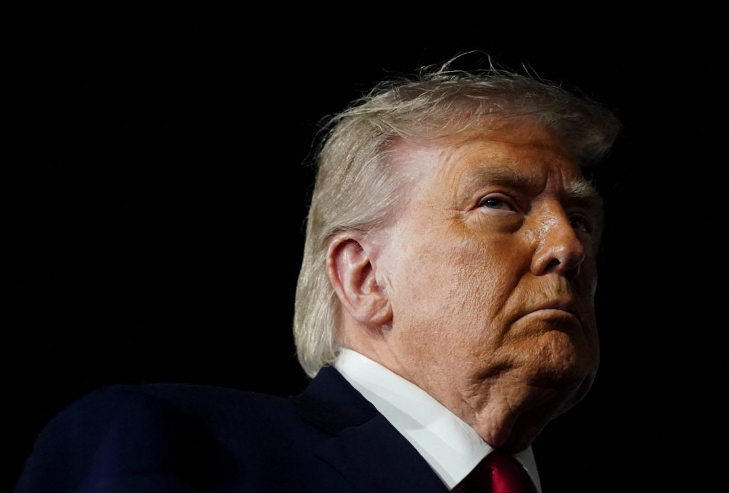 Source-feed image associated with Trump says he has called off latest threats to strike Iran, citing progress in talks