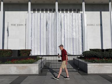 Source-feed image associated with Trump's name comes off Kennedy Center, DOJ says