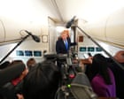 Source-feed image associated with Trump bans CNN, MS Now and Politico from White House
