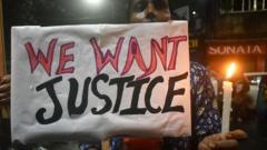 Image from linked report: Outrage in India over viral video of teen molested and her friend beaten