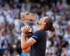Source-feed image associated with French Open men’s final: Zverev wins maiden slam after tense five-set win over Cobolli – as it happened